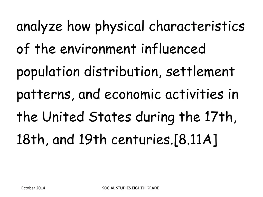 analyze how physical characteristics