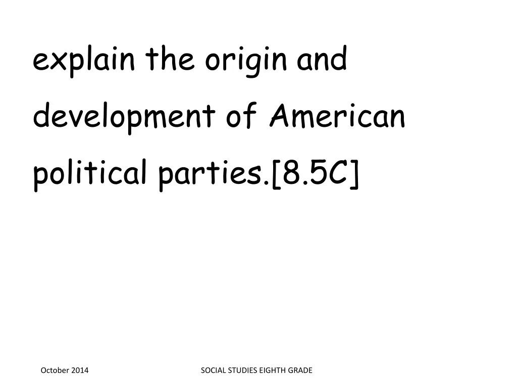 explain the origin and development of american