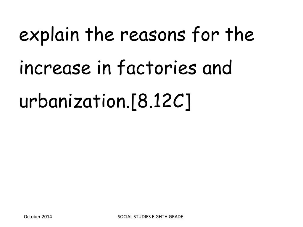 explain the reasons for the increase in factories