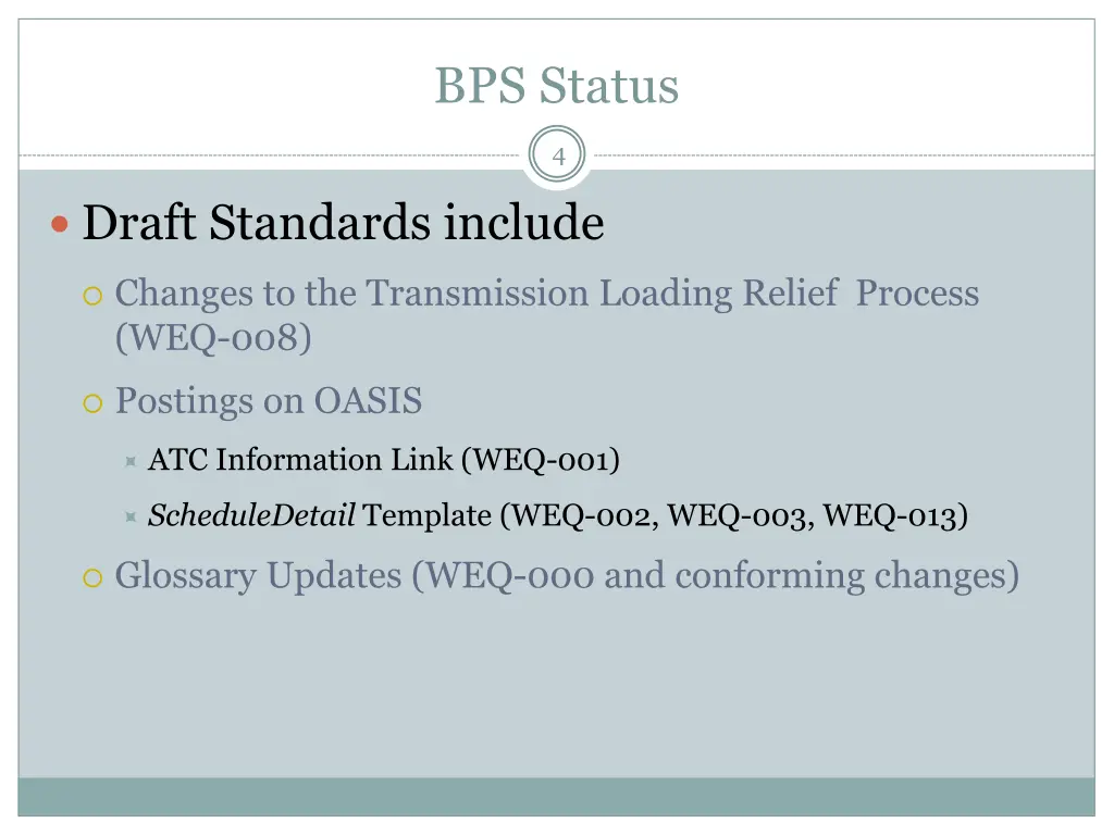 bps status 1