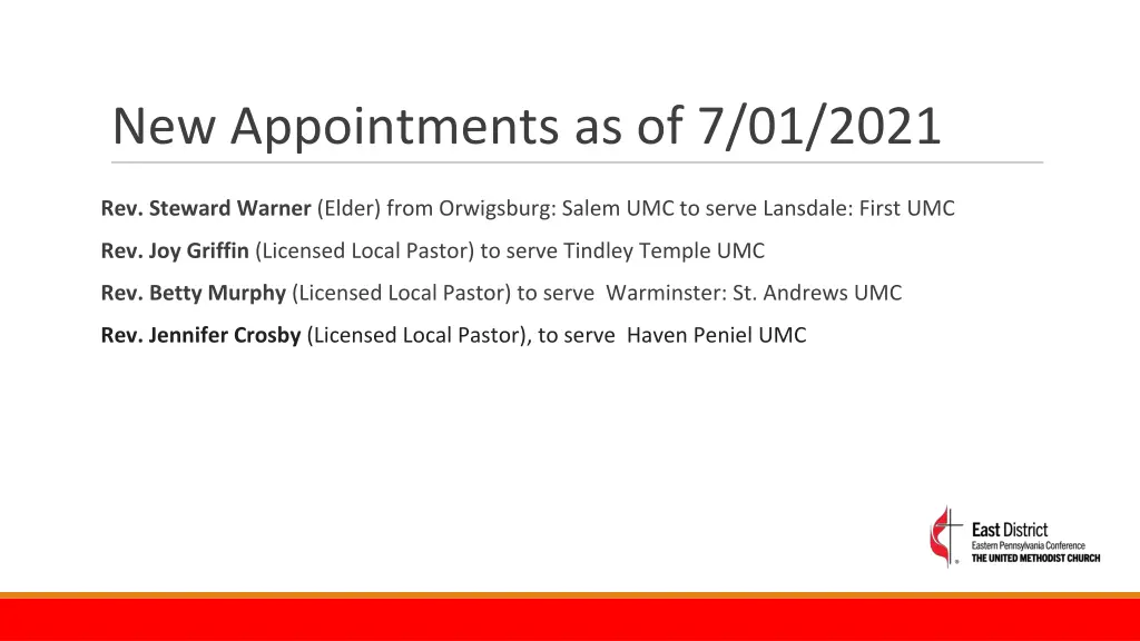 new appointments as of 7 01 2021 2