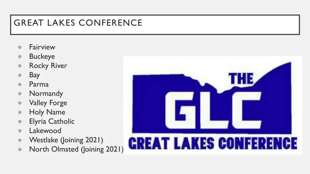 great lakes conference