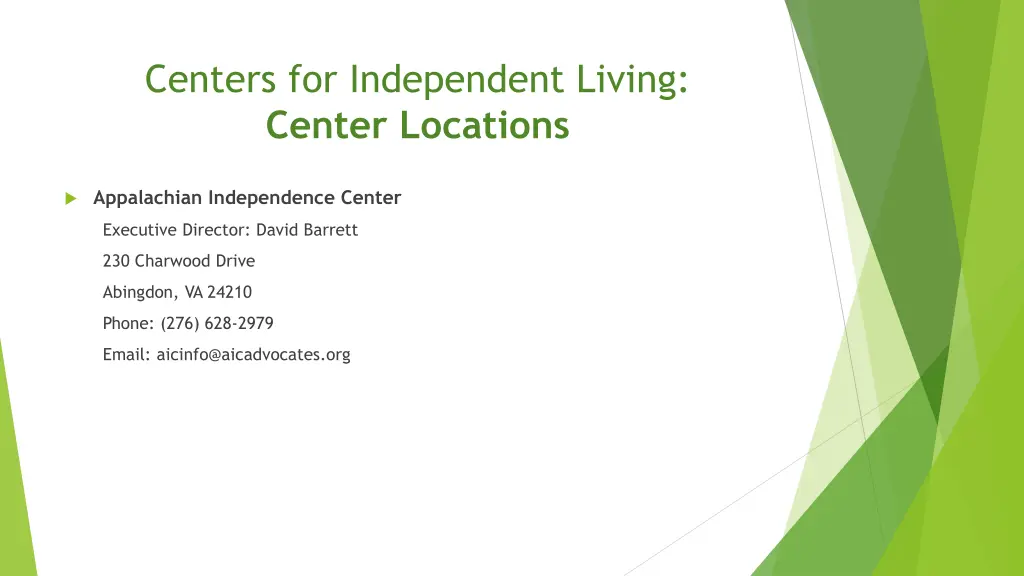 centers for independent living center locations 2