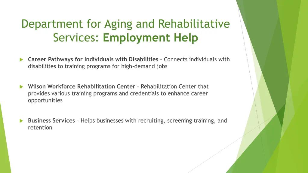 department for aging and rehabilitative services 1