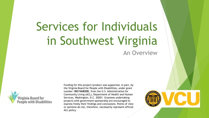 services for individuals in southwest virginia