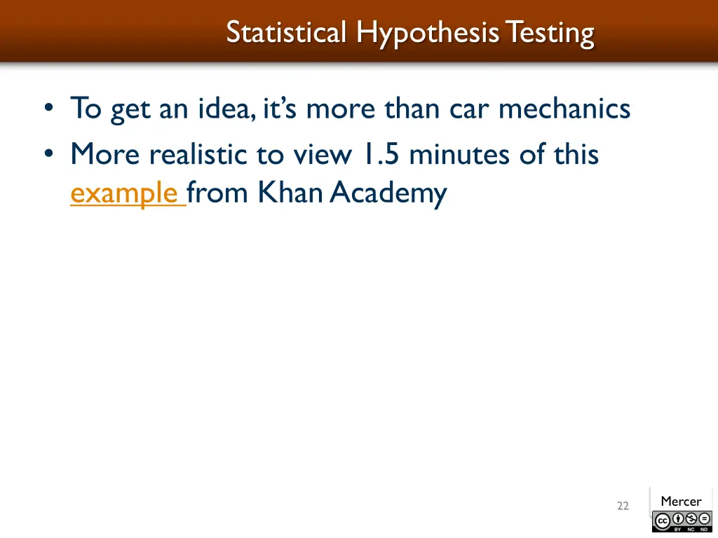 statistical hypothesis testing