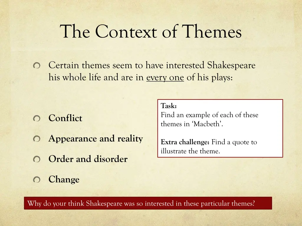 the context of themes