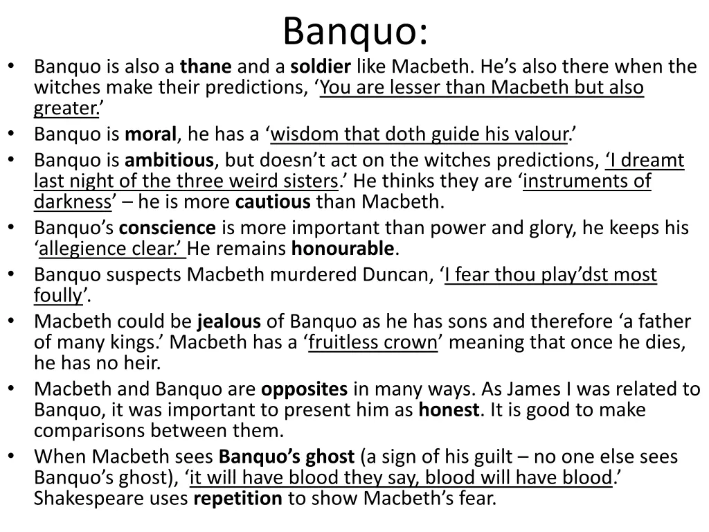 banquo