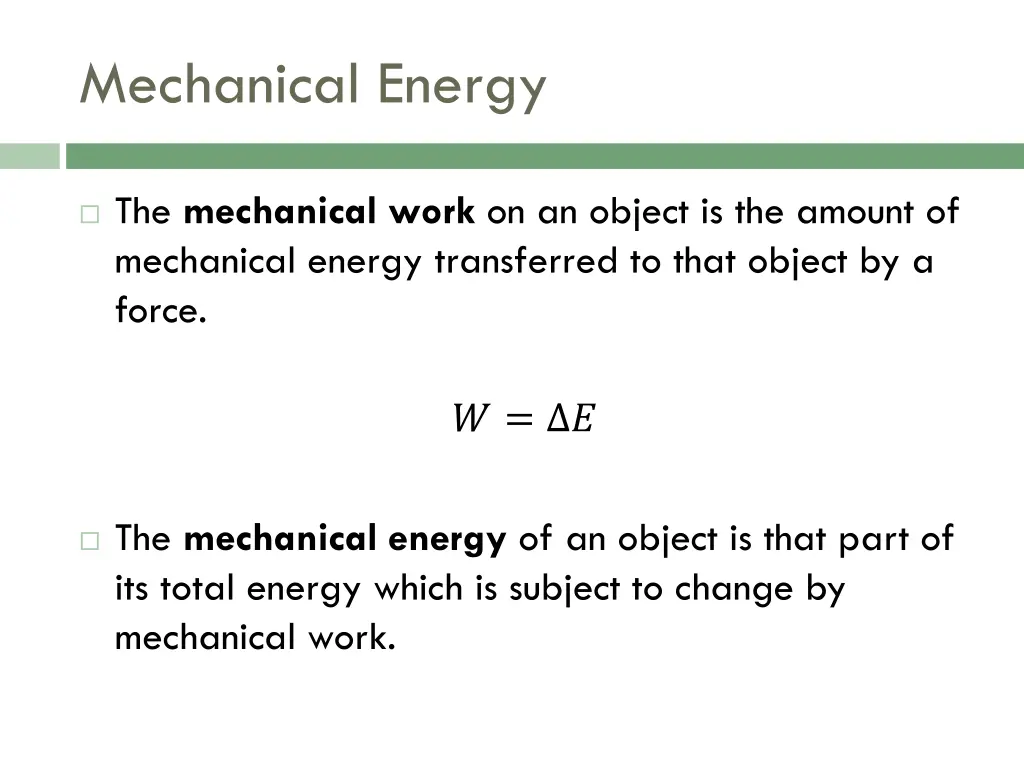 mechanical energy 1