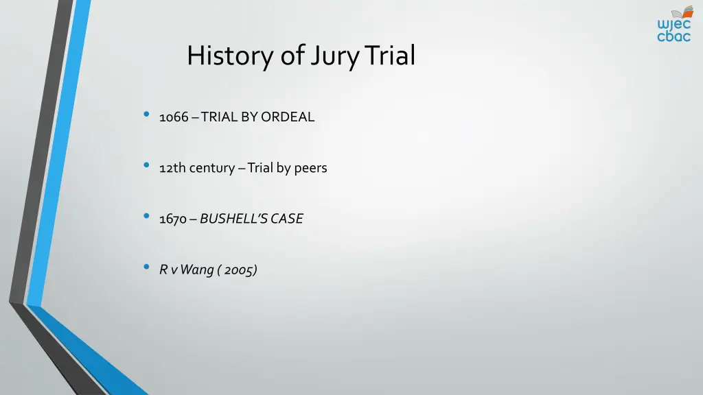 history of jury trial