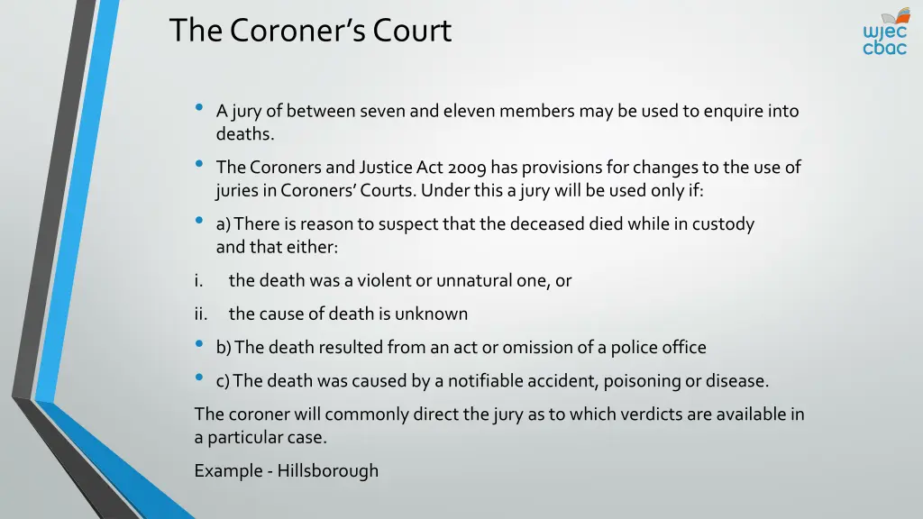 the coroner s court