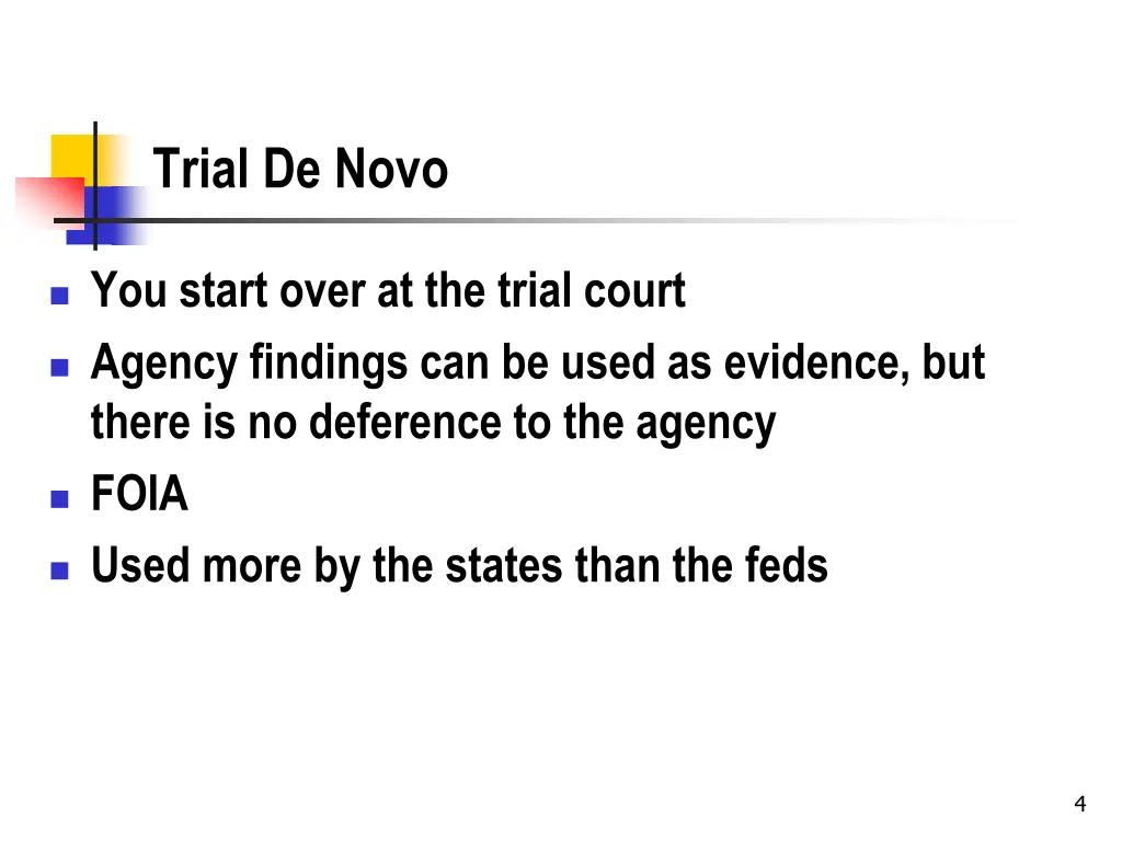 trial de novo