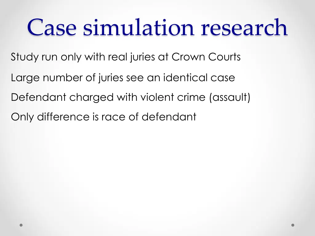 case simulation research