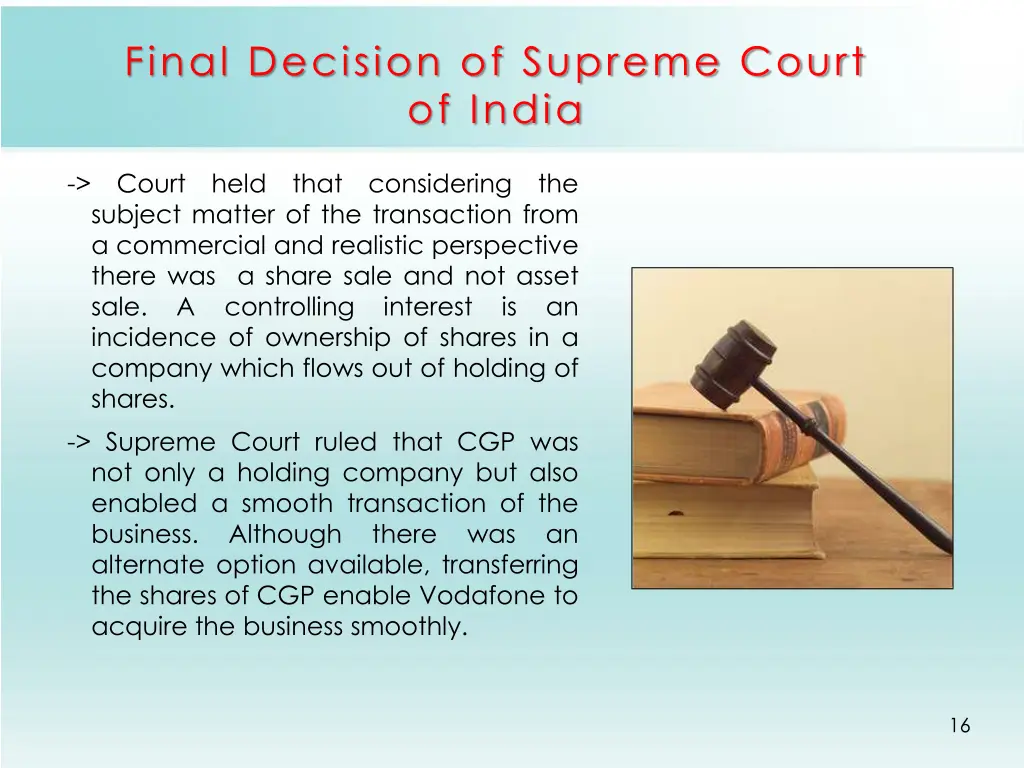 final decision of supreme court of india 10