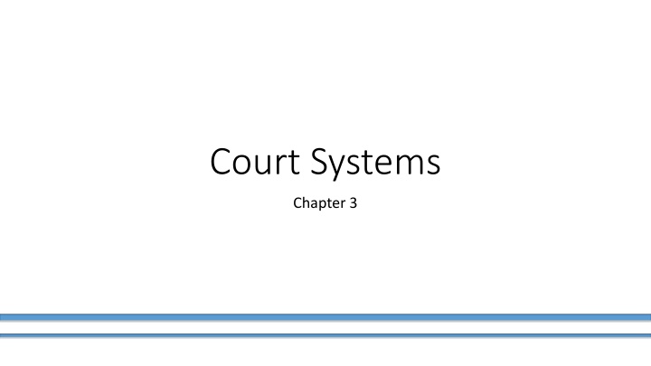 court systems