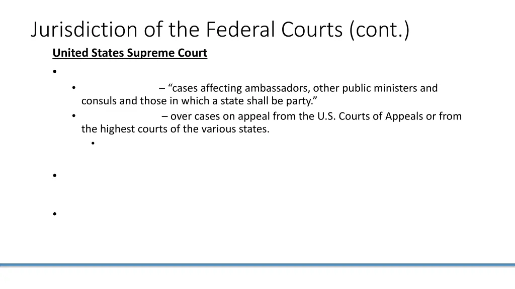 jurisdiction of the federal courts cont united