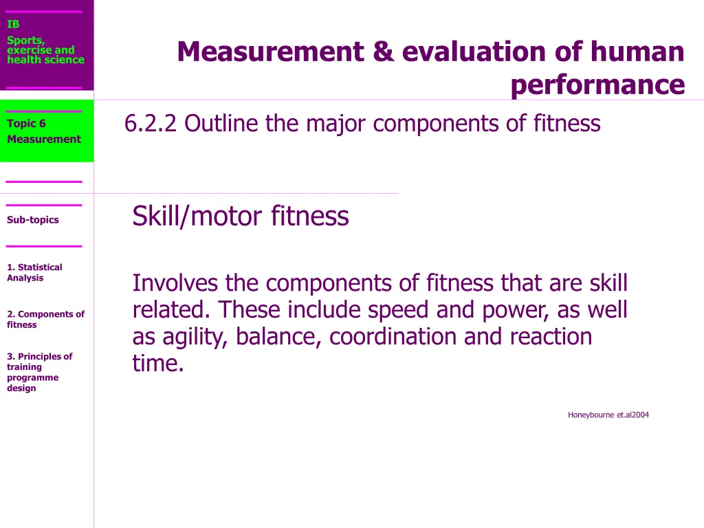 ib sports exercise and health science 11