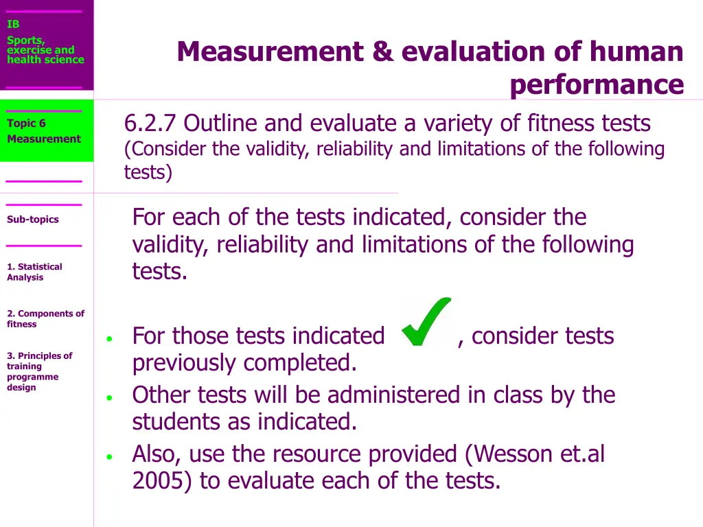 ib sports exercise and health science 22