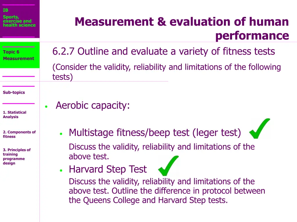 ib sports exercise and health science 23