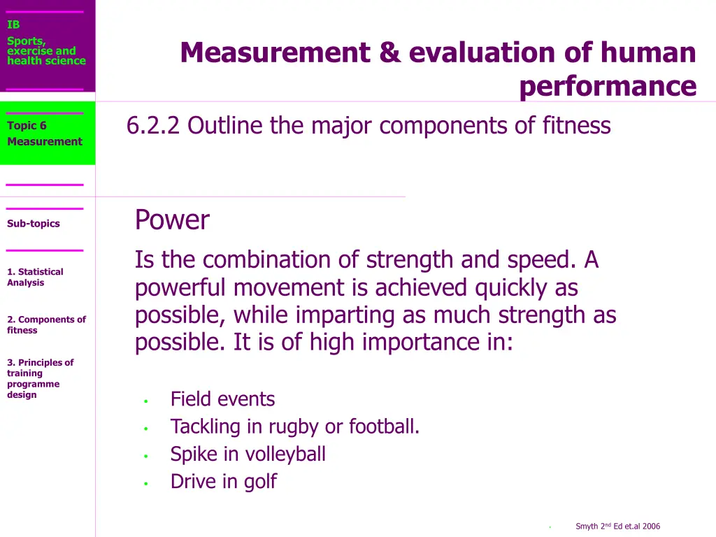 ib sports exercise and health science 7