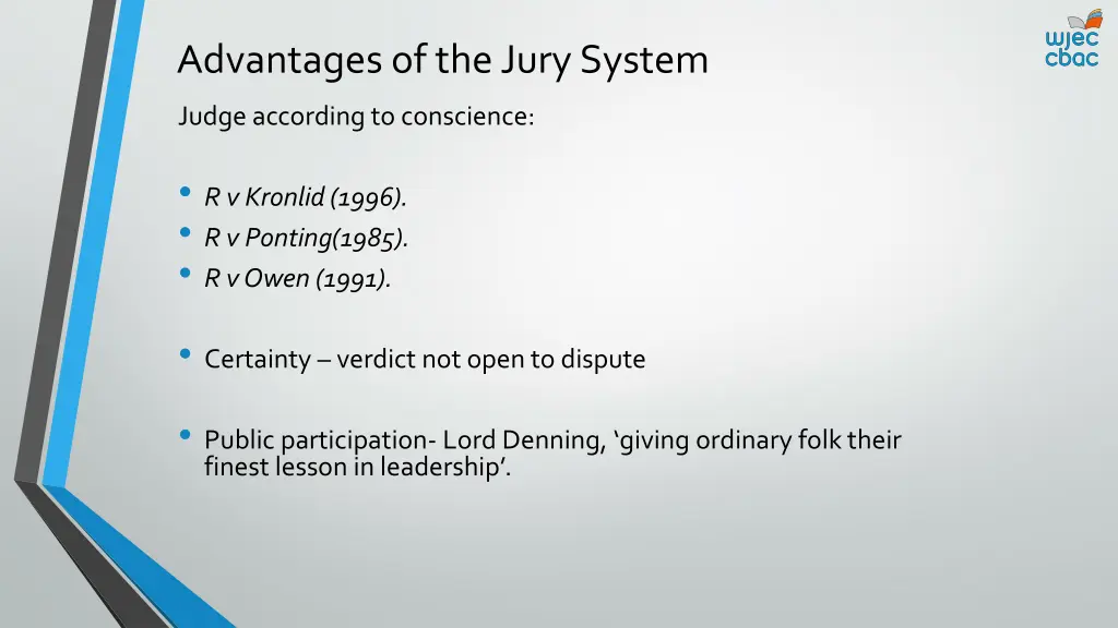 advantages of the jury system