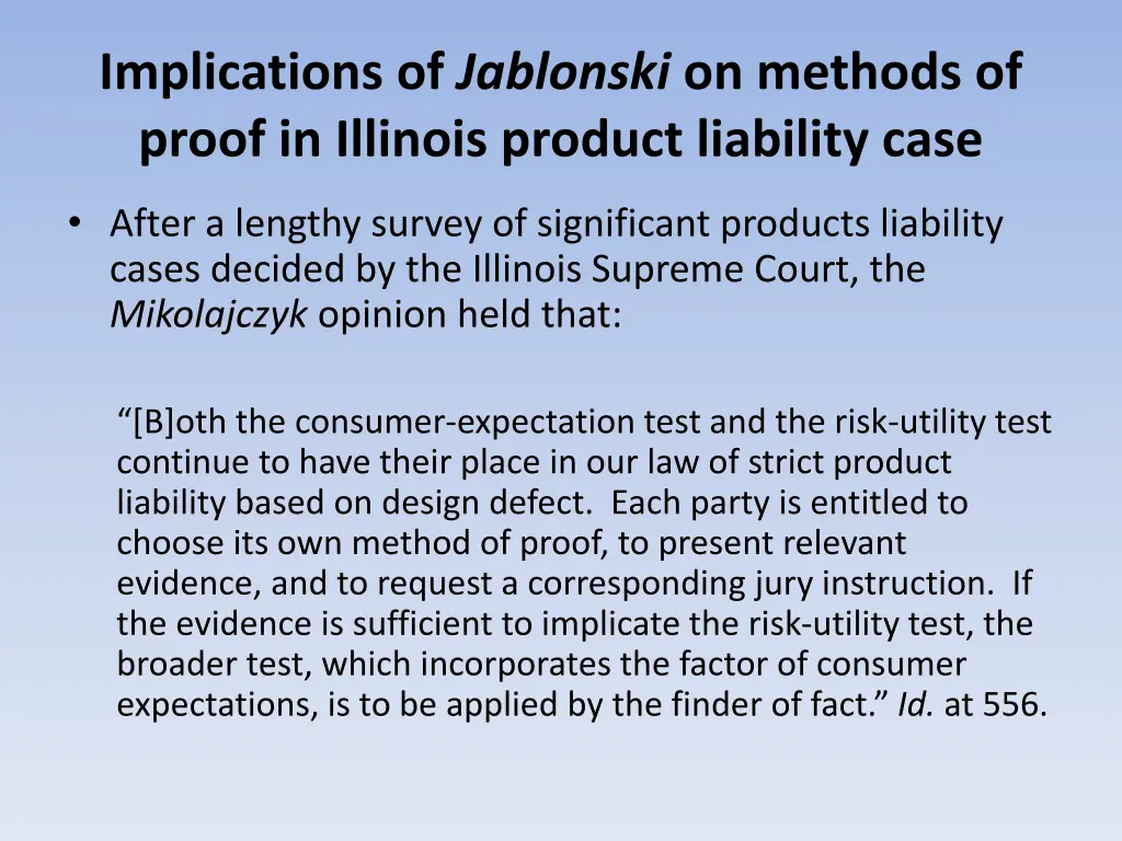 implications of jablonski on methods of proof 5