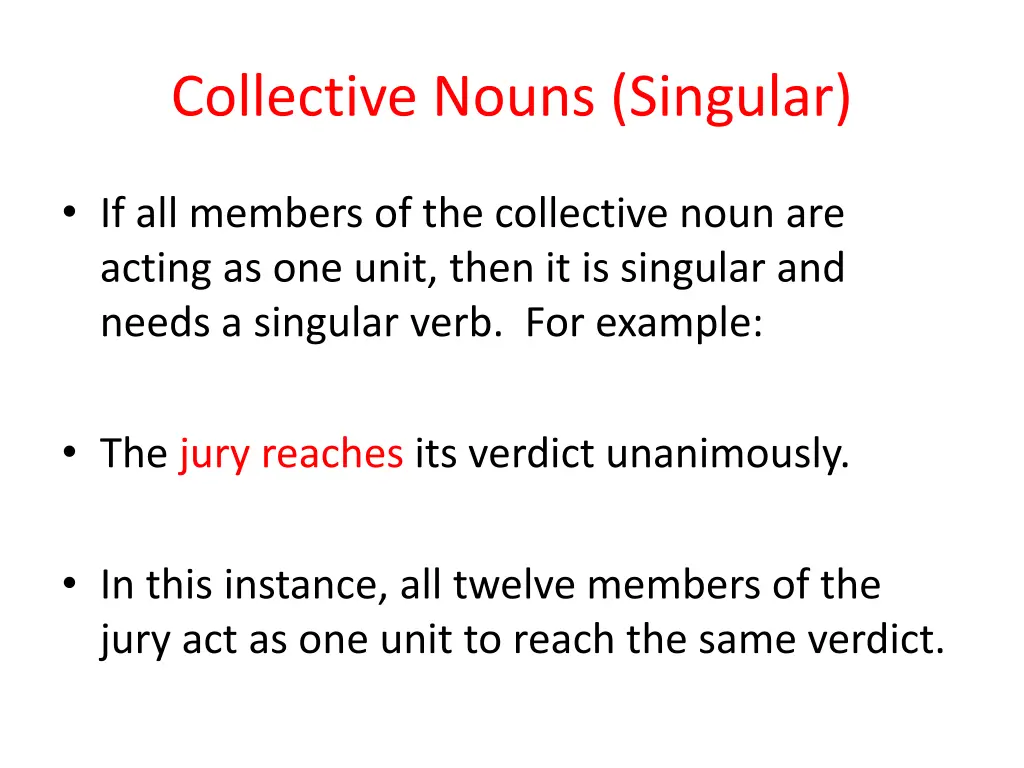 collective nouns singular