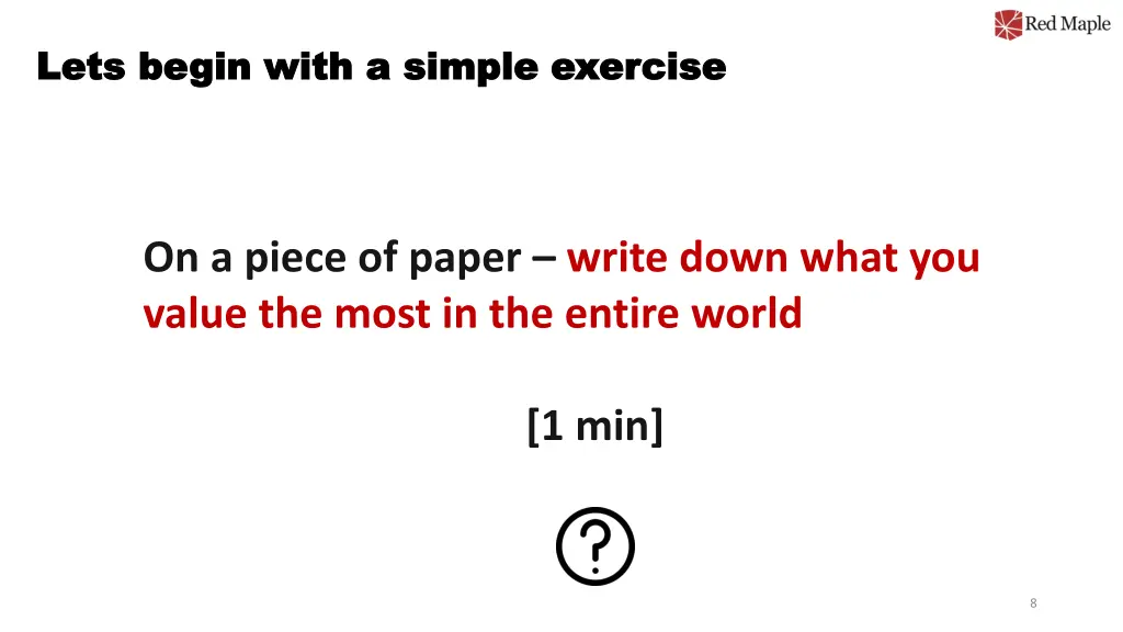 lets begin with a simple exercise lets begin with