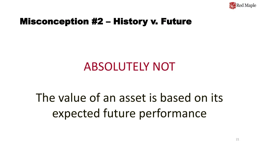 misconception 2 misconception 2 history v future