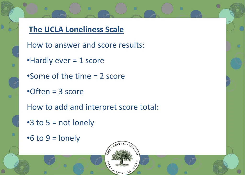 the ucla loneliness scale 1