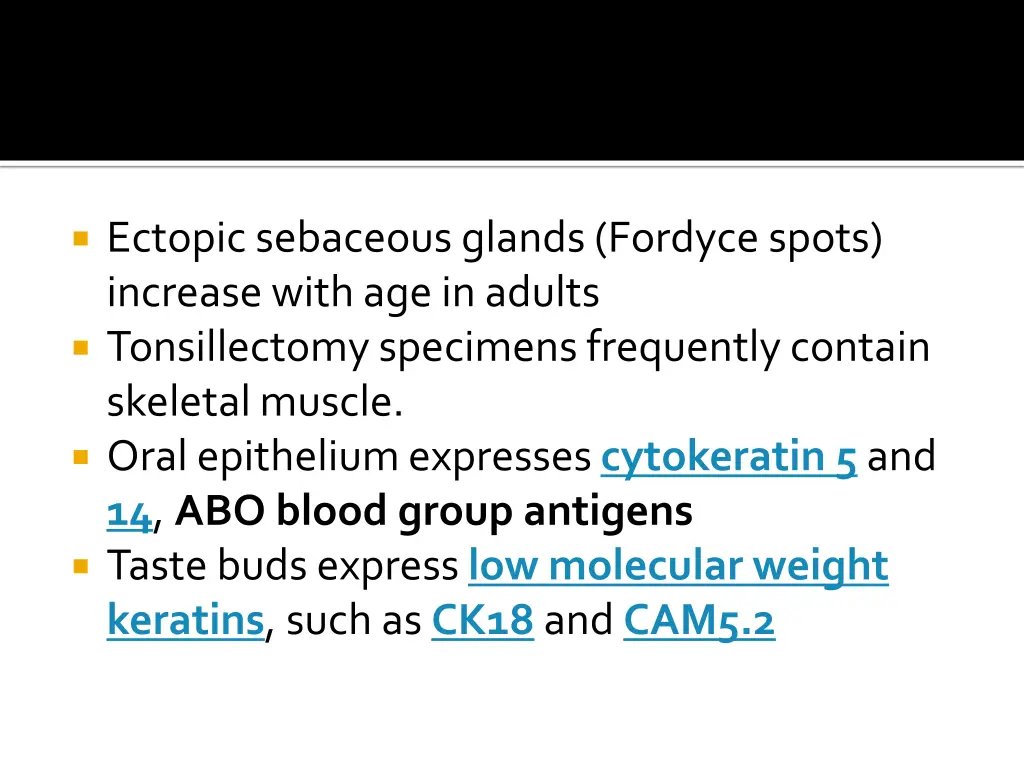 ectopic sebaceous glands fordyce spots increase