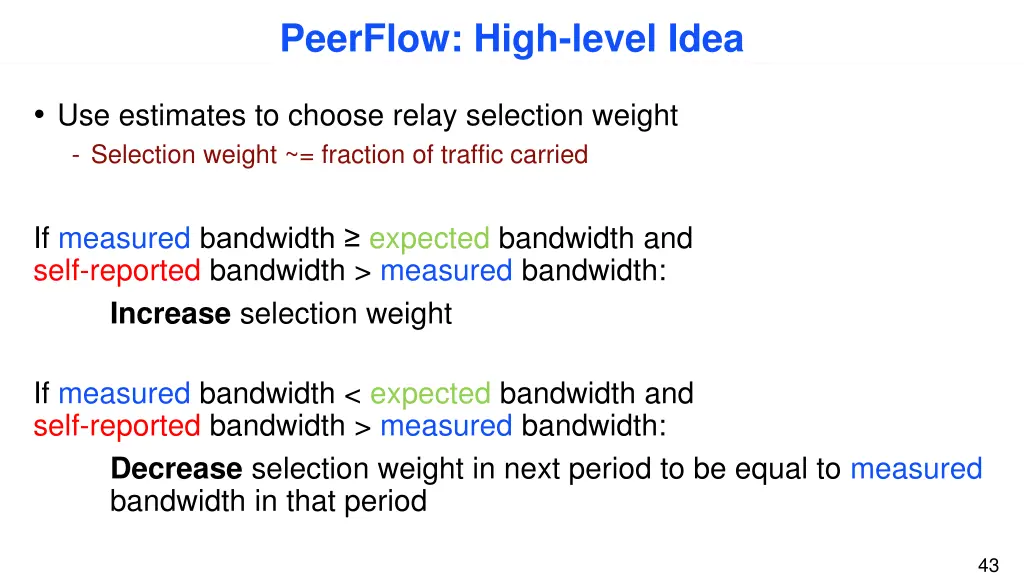 peerflow high level idea