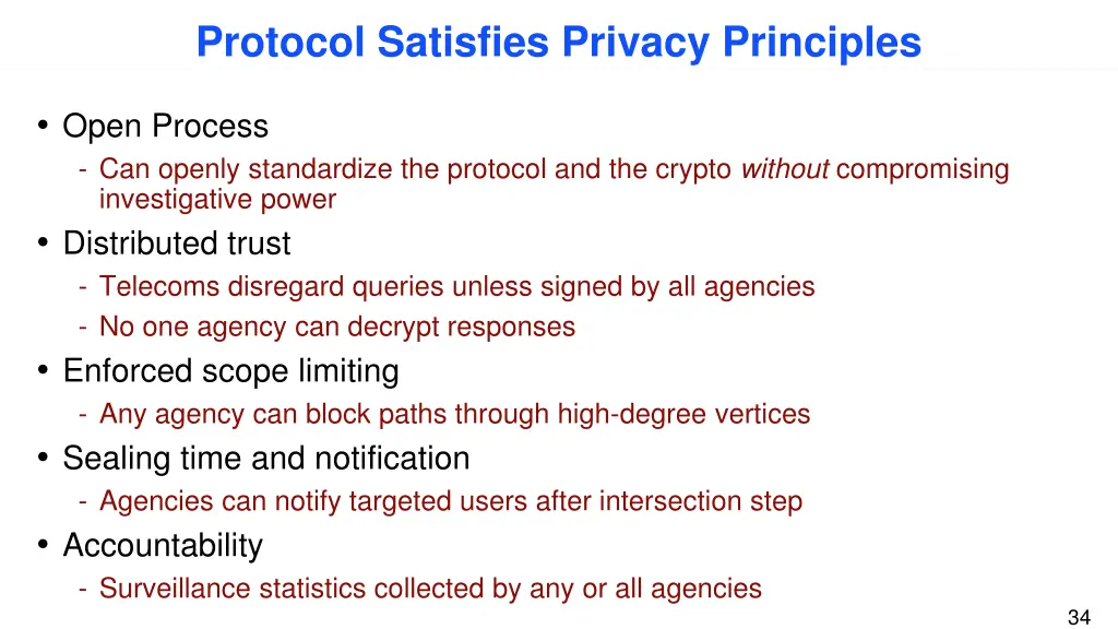 protocol satisfies privacy principles 1