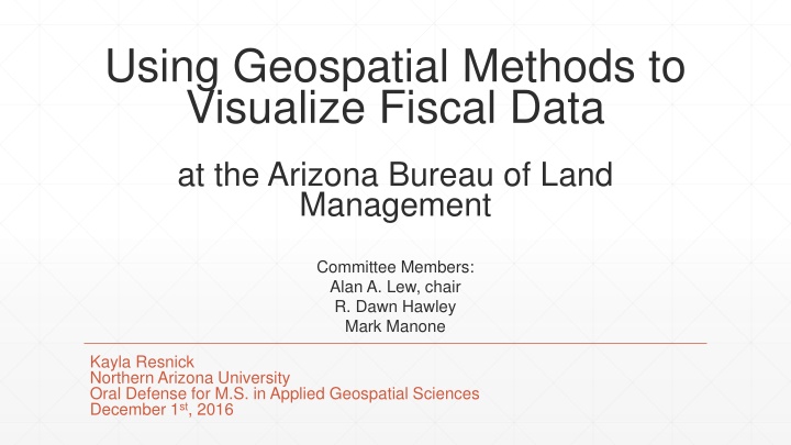 using geospatial methods to visualize fiscal data