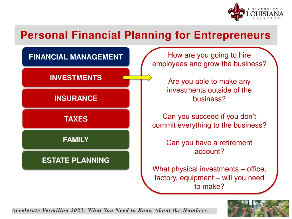 personal financial planning for entrepreneurs 2