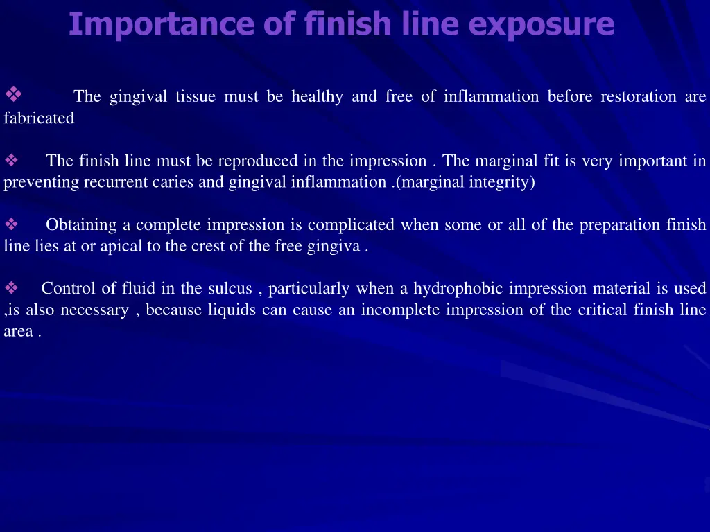 importance of finish line exposure