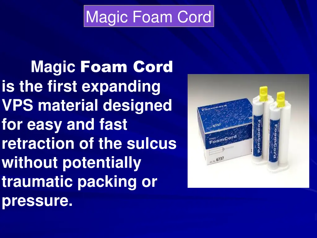 magic foam cord