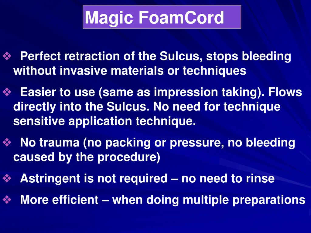 magic foamcord