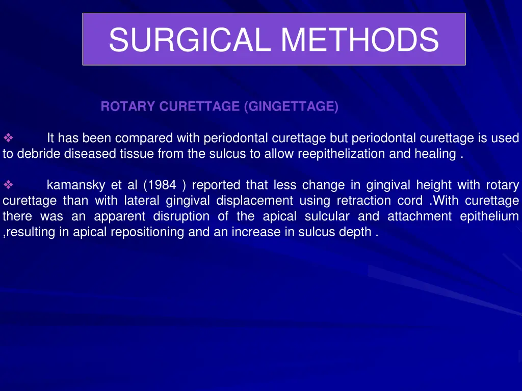 surgical methods