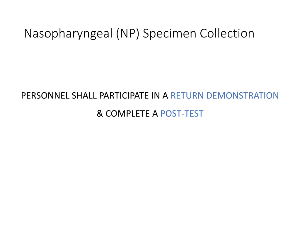 nasopharyngeal np specimen collection 4