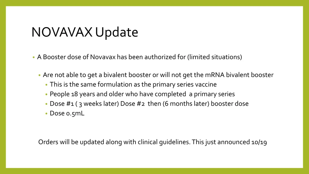 novavax update