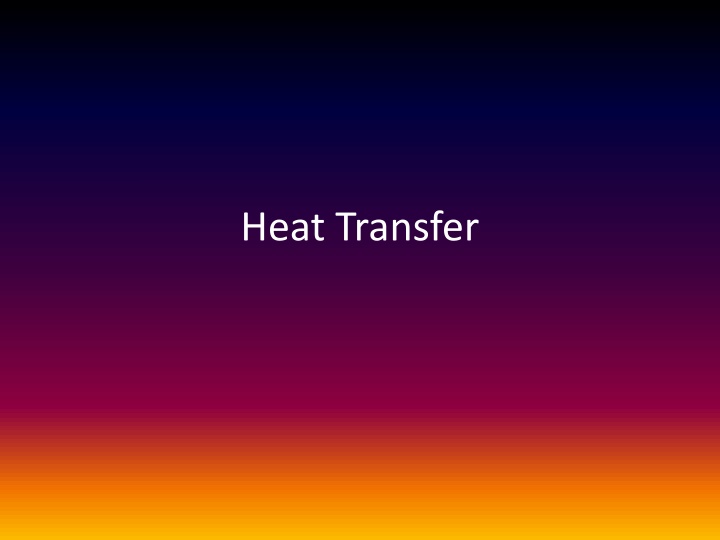 heat transfer