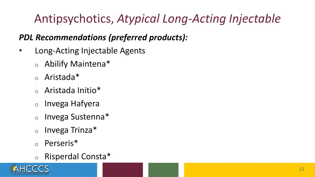 antipsychotics atypical long acting injectable