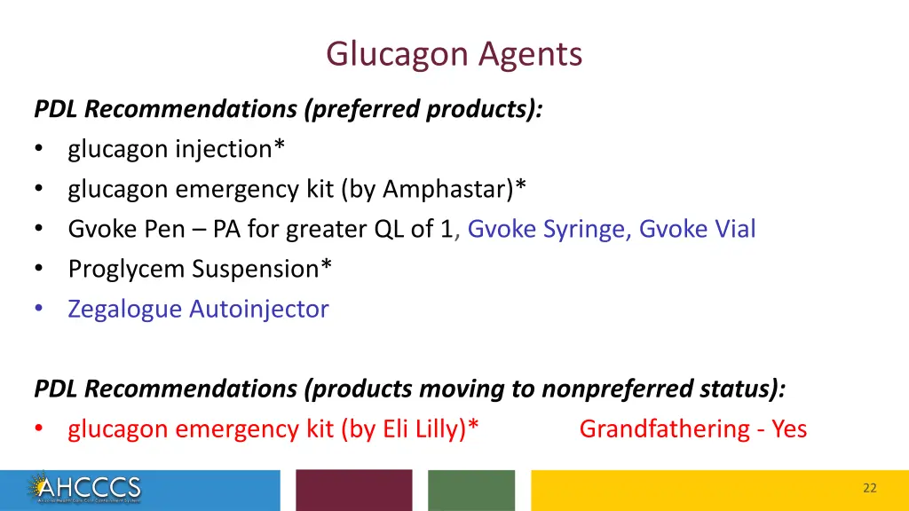 glucagon agents