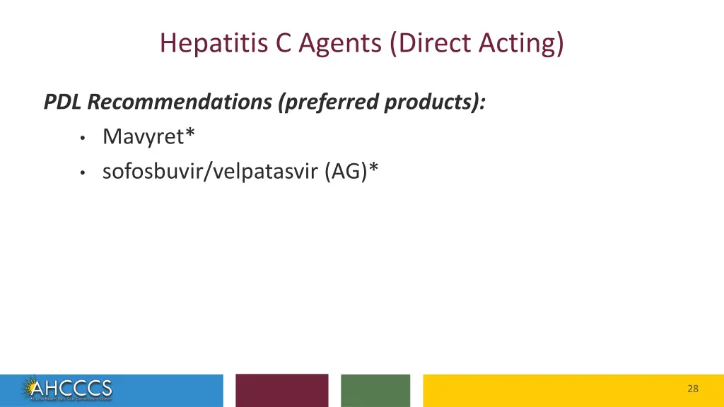 hepatitis c agents direct acting