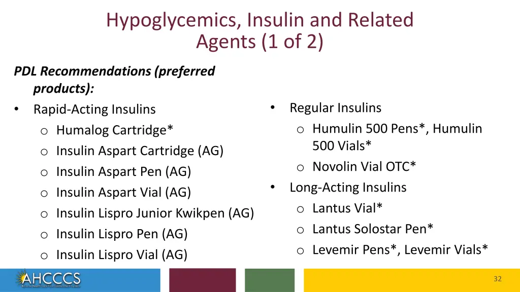 hypoglycemics insulin and related agents 1 of 2