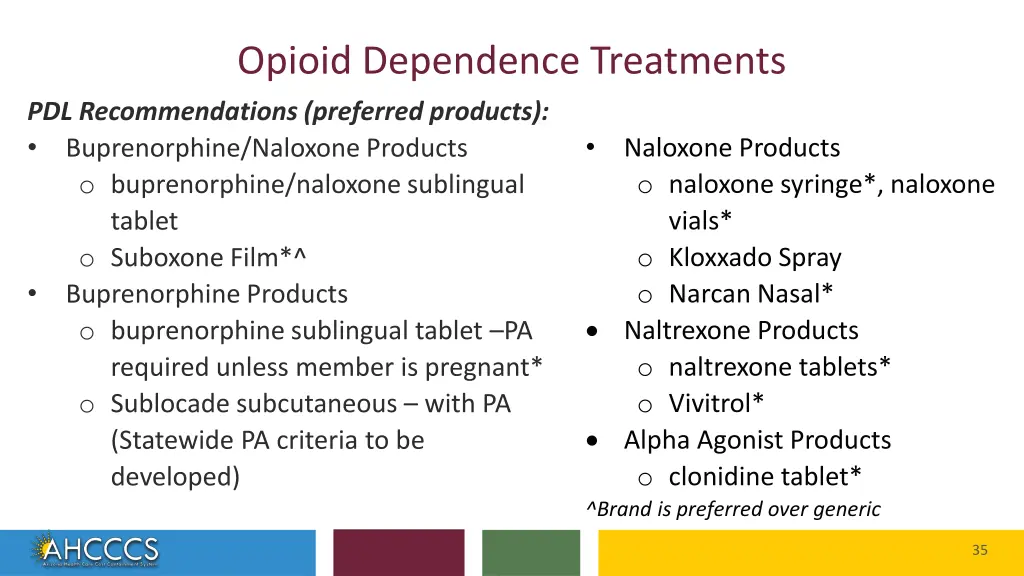 opioid dependence treatments