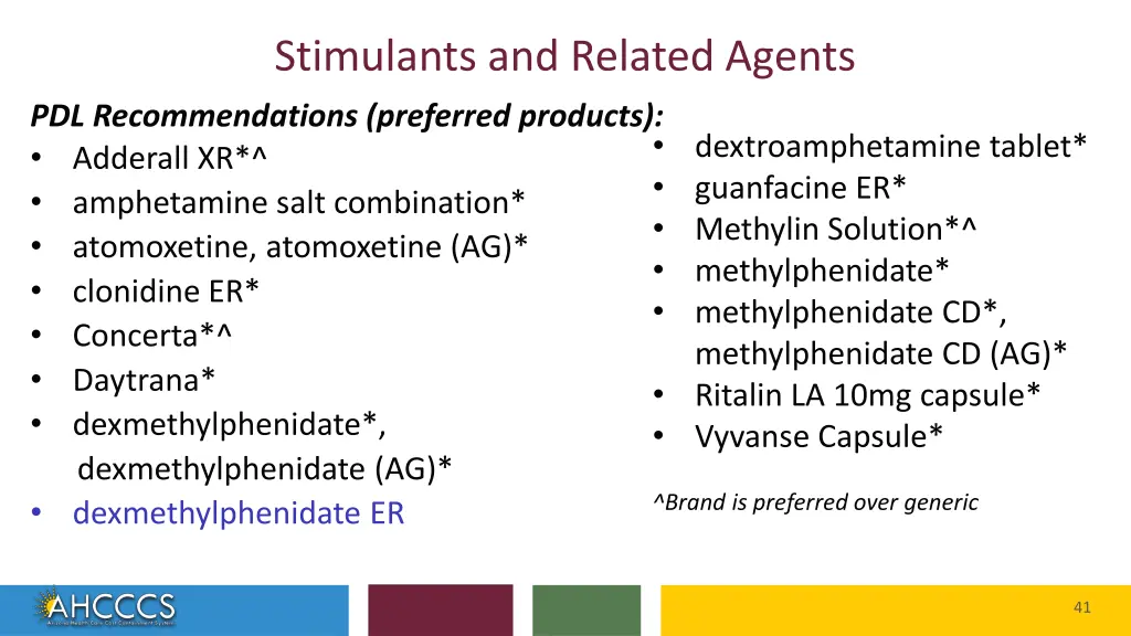 stimulants and related agents