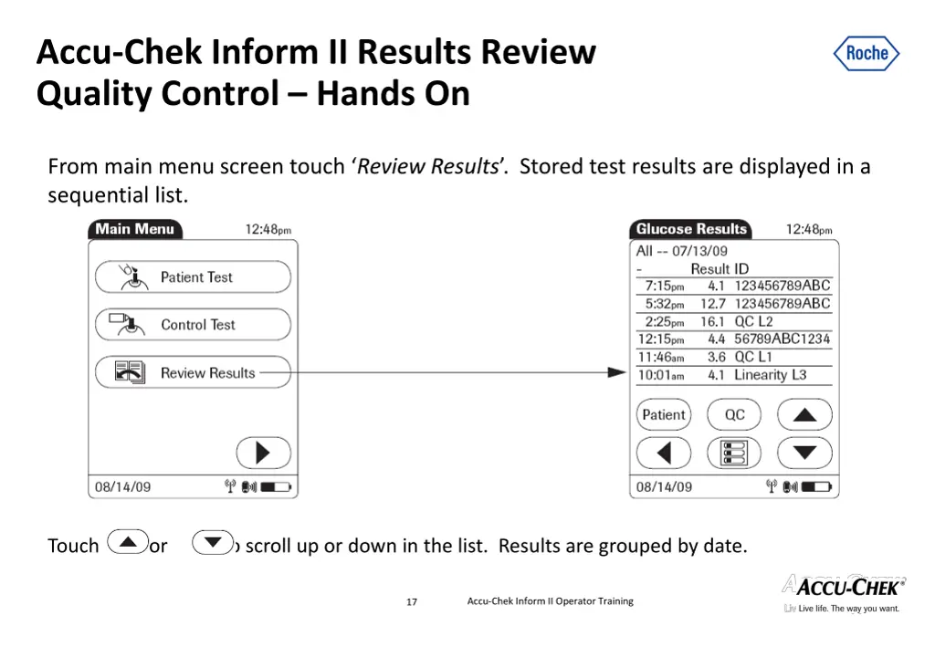 accu chek inform ii results review quality