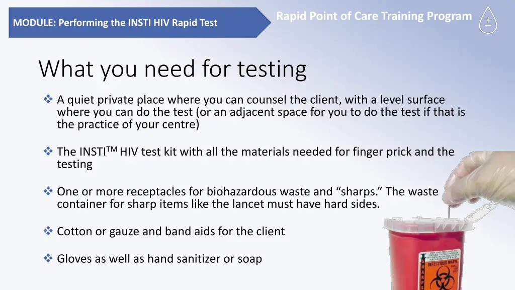 rapid point of care training program 3